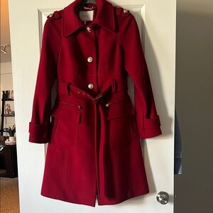 Laundry Shelli Segal Elegant Red Women's Coat